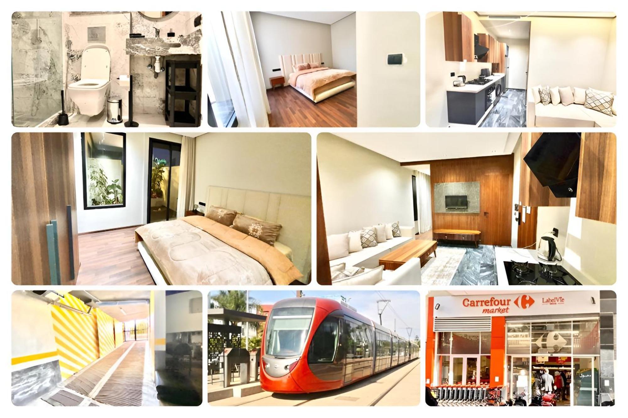 New Modern 1 Bedroom 1Min Fr Tramway Casablanca Exterior photo